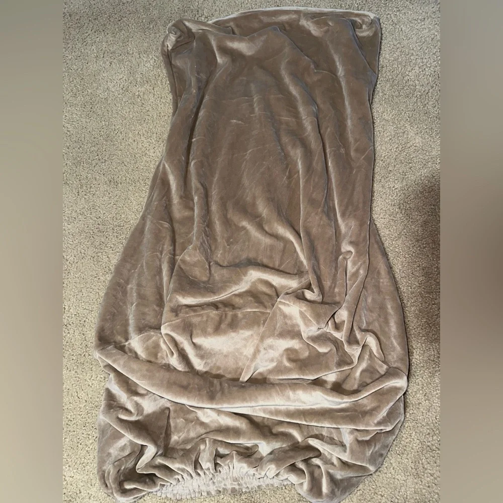 Velvet chair cover